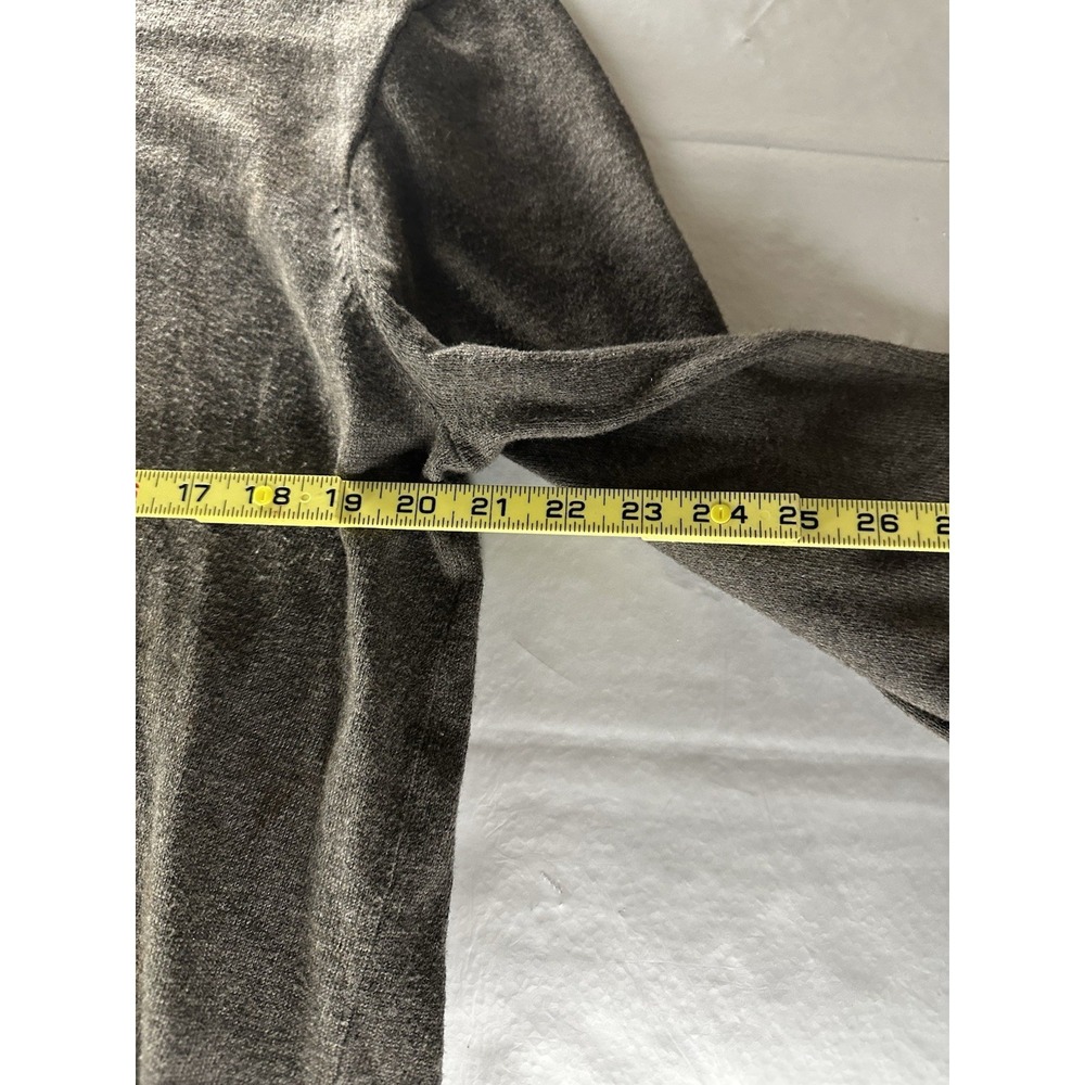 J Crew Cashmere Blend Sweater Mens Large Gray Crewneck Pullover - Picture 7 of 13